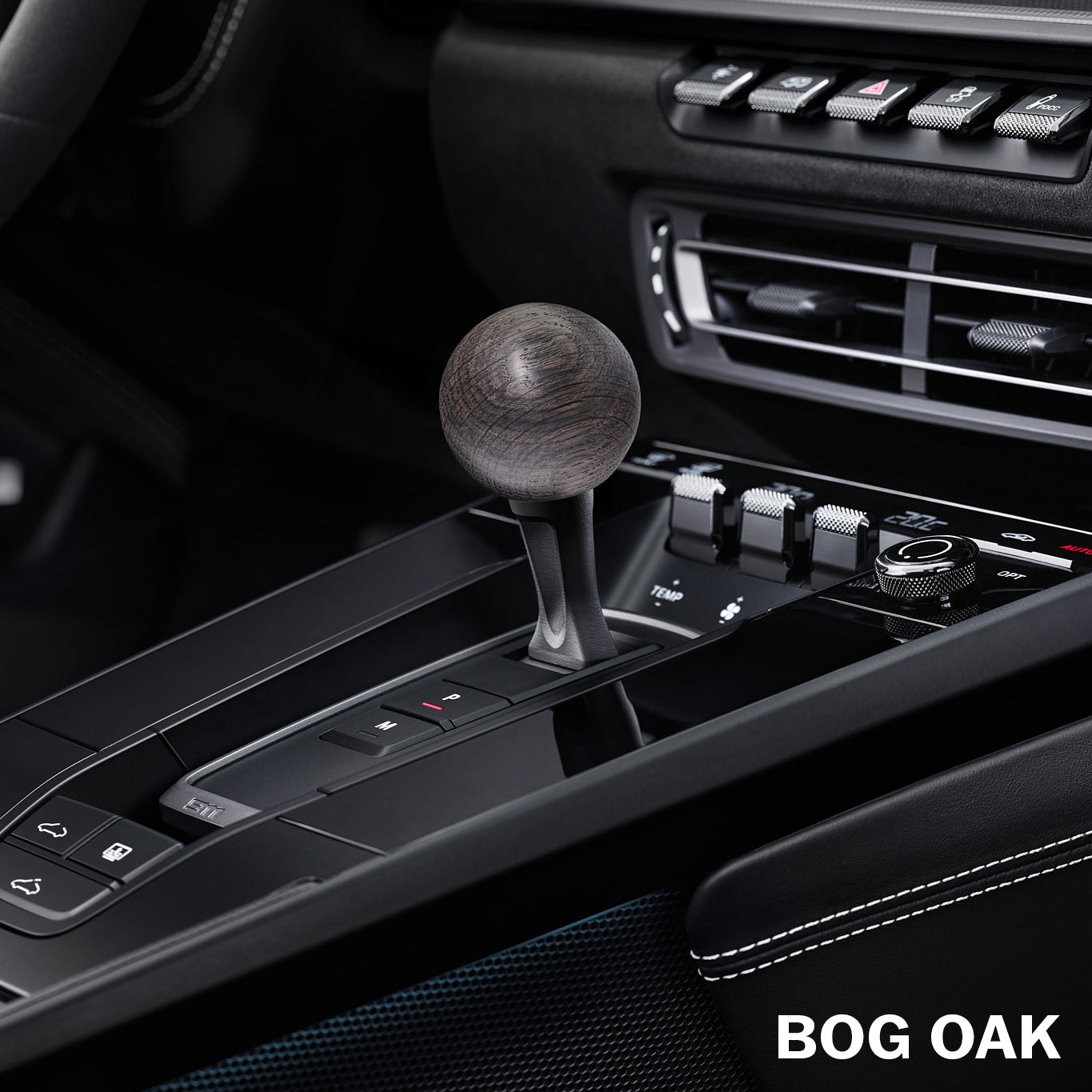gear shifter Tribute Shifter for Porsche 992 PDK - Bog Oak